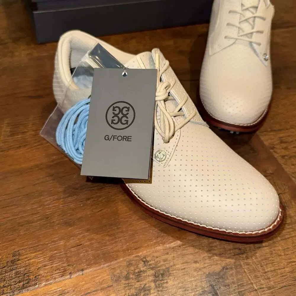 G/FORE Gallivanter Perforated Luxe Leather Golf Shoes Size 8.5